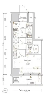 LOG戸越【10階】の間取り