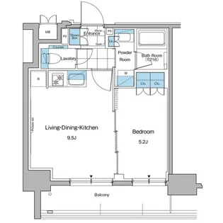 ルフォンプログレ秋葉原マークス【13階】の間取り