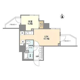 エムレジデンス渋谷神泉【3階】の間取り