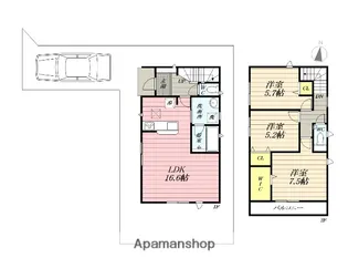 東京都練馬区大泉学園町6丁目【一戸建】の間取り