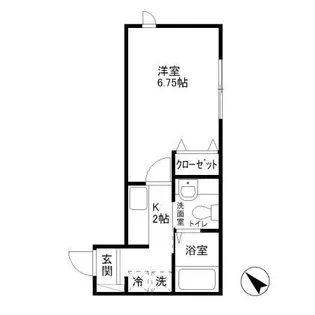 ラピュータガーデン【2階】の間取り