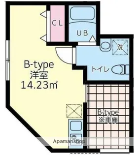 東京都杉並区成田東1丁目【アパート】の間取り