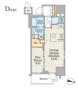 東京都大田区池上6丁目【マンション】の間取り