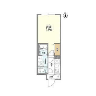 ウェルスクエア高円寺【1階】の間取り