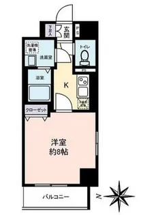 テラス阿佐ヶ谷【4階】の間取り