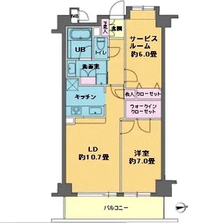 カスタリア目白【3階】の間取り