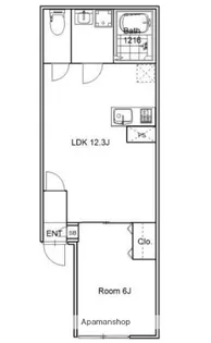 東京都目黒区下目黒3丁目【マンション】の間取り