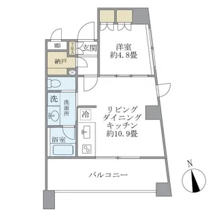 KDXレジデンス駒沢公園【3階】の間取り