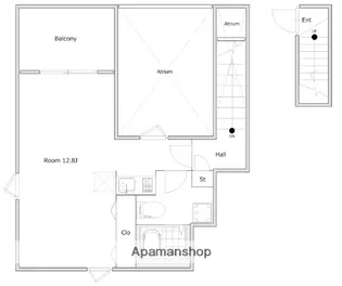 トリアーディSELENE亀戸【3階】の間取り