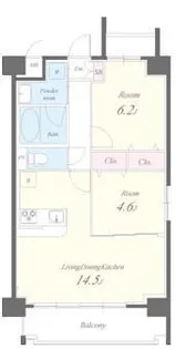 モンテジョア【8階】の間取り