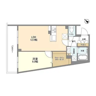 ウェルスクエア中目黒Ⅱ【1階】の間取り