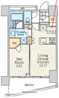 クレストコート中野富士見町【6階】の間取り