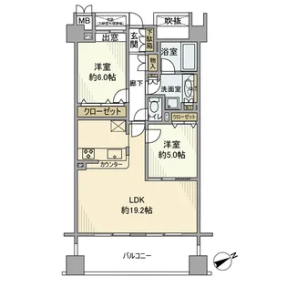 ベイサイドステージ東京【3階】の間取り