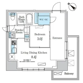 デュオフラッツ池尻大橋【5階】の間取り