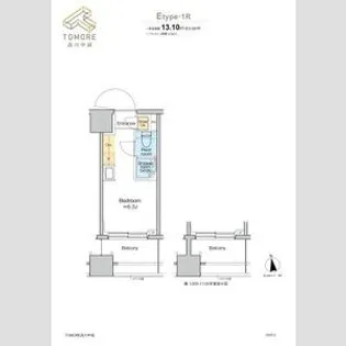 TOMORE品川中延【9階】の間取り
