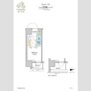 TOMORE品川中延【3階】の間取り