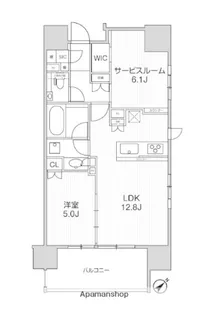 DIMUS渋谷本町【4階】の間取り