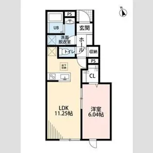 リーブルファイン杉並本天沼【1階】の間取り