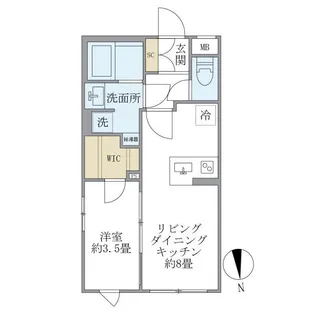 COMPOSITE目黒鷹番【2階】の間取り