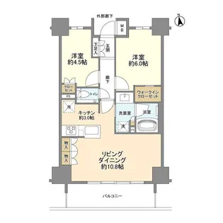 ブランズ西荻南三丁目【9階】の間取り