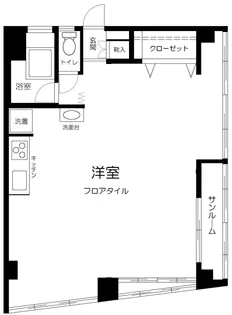 東京都中央区日本橋蛎殻町1丁目【マンション】の間取り