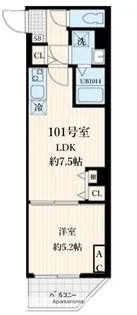 SKULD松陰神社【1階】の間取り