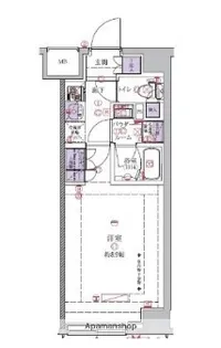 東京都杉並区和田1丁目【マンション】の間取り