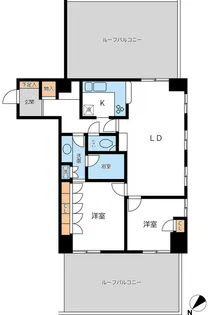 柳橋レジデンス【11階】の間取り