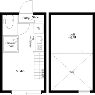 ハーモニーテラス上高井戸Ⅳ【1階】の間取り