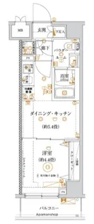 ガリシア亀戸水神【7階】の間取り