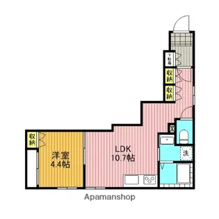 VILLA MALAIKA【2階】の間取り
