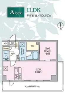 DAIWAGRACEMAISON FUTAKOTAMAGAWA【4階】の間取り