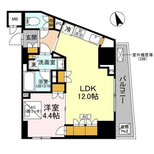 リーラ品川戸越【5階】の間取り