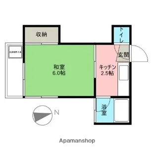 宮入荘.【2階】の間取り