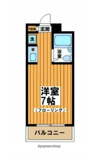 藤和シティースクエア桜上水【1階】の間取り