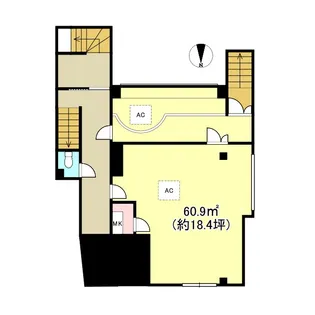 第6シンエイビル【1階】の間取り