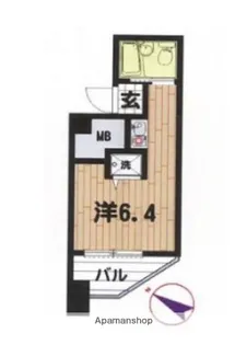 TRUST VALUE 不動前【6階】の間取り