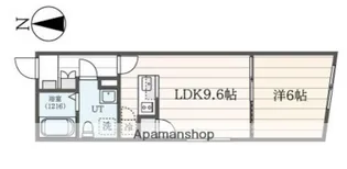 A LATO 西大井【1階】の間取り