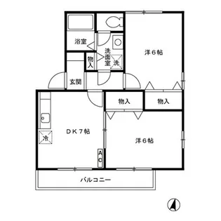 コゥジーコートY・O【2階】の間取り
