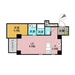 ガーデン原宿【3階】の間取り