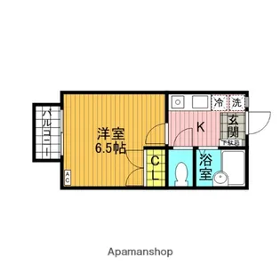 東京都杉並区浜田山4丁目【アパート】の間取り