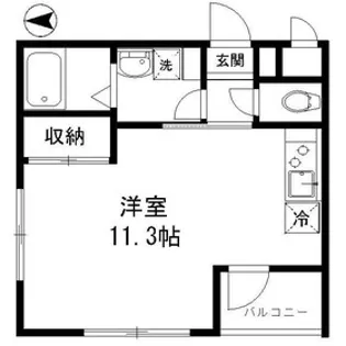 サン・ルミエール【3階】の間取り