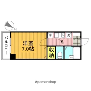 エステー・パラッツォ【201号室】の間取り