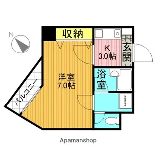 エステー・パラッツォ【304号室】の間取り