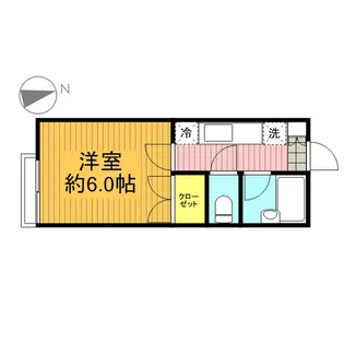 アヴニールB【2階】の間取り