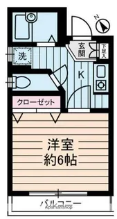 クレール・カサベルデ【4階】の間取り