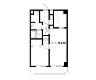 綾東ヴィレッジ弐番館【4階】の間取り