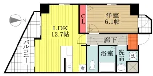ソフィアコート扇【4階】の間取り
