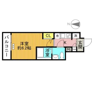 CREVISTA北千住【3階】の間取り