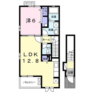 アン・ミケーリア【2階】の間取り